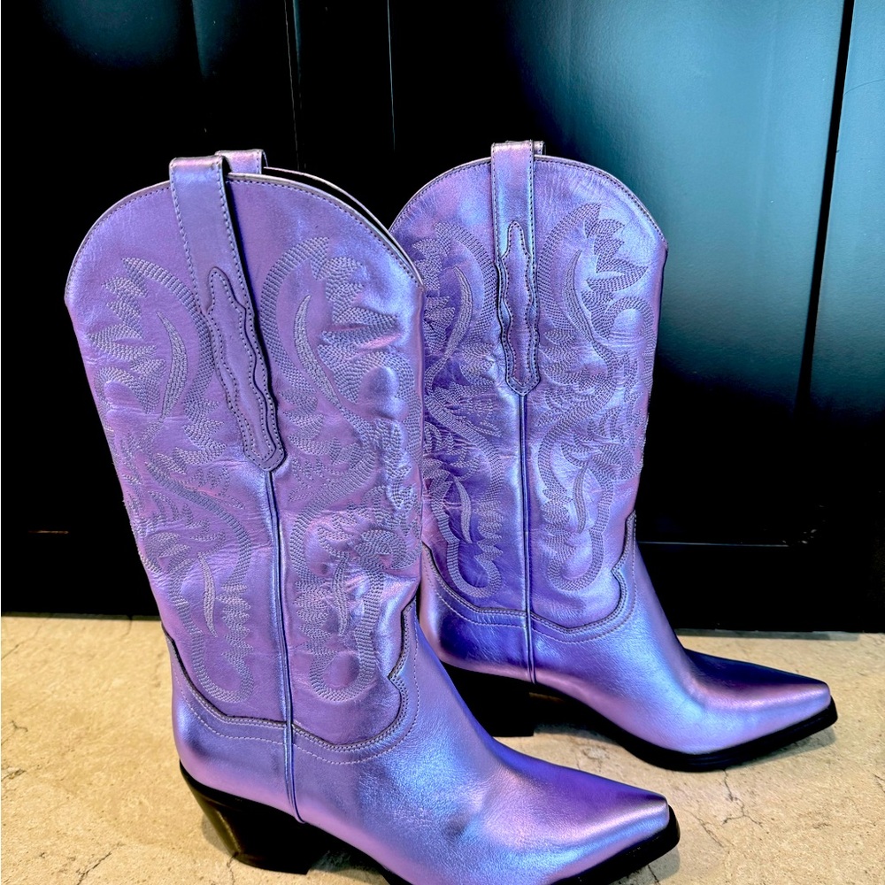 NWT SOLD OUT Free People Jeffrey Campbell Lavender Dagget Boots size 9
